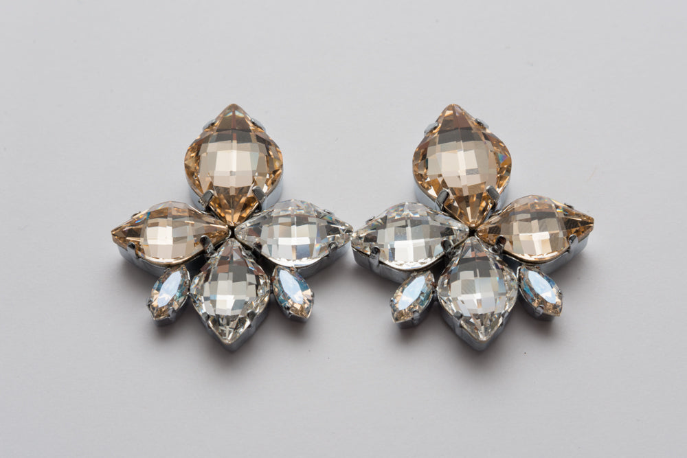 Black Opal Studs - Patrice Design